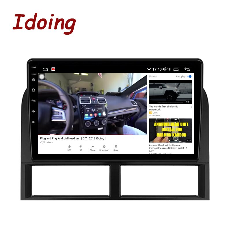Idoing9 inch Car Android Radio Multimedia Player For Jeep Grand Cherokee II WJ 1998-2004 Head Unit Plug And Play GPS Navigation Audio